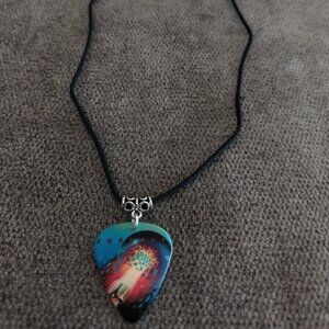 JOURNEY GUITAR PICK NECKLACE